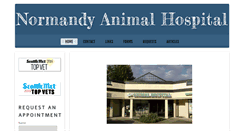 Desktop Screenshot of normandyanimalhospital.com