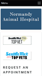 Mobile Screenshot of normandyanimalhospital.com